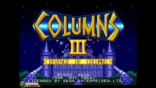 Columns III 1994 Mega Drive  Full Longplay Take 1720p60 [upl. by Ingraham]