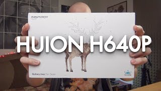 Drawing Tablet In Your BAG  Huion H640P Review [upl. by Rhtaeh438]