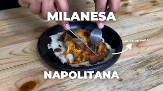 La MILANESA NAPOLITANA perfecta  Receta De Milanesa Napolitana y Puré de Papas [upl. by Adrianne]