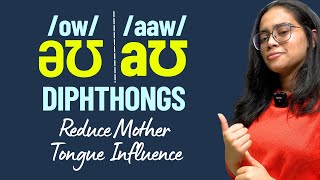 Master Vowel Sounds əʊ amp aʊ Diphthongs  English Pronunciation  Accent Training Course shorts [upl. by Enyad84]