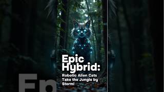 Epic Hybrid Robotic Alien Cats Take the Jungle by Storm cattech robotcat catvideos catlovers [upl. by Giana]