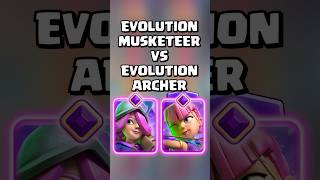 Evolved Musketeer VS Evolved Archers 🎯 clashroyale shorts [upl. by Corsetti]