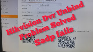 HOW TO UNBIND HIKVISION DVR  SADP FAILS TO UNBIND HVR 4O UNBIND 2023 [upl. by Shepley862]