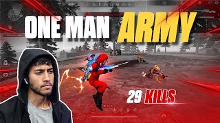 AWM POWER 😱 29 Kills SOLO VS SQUAD GAMEPLAY  Free Fire Max [upl. by Ydissahc]