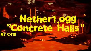 Minecraft Nether Music 14  Concrete Halls Nether1ogg [upl. by Repsag]