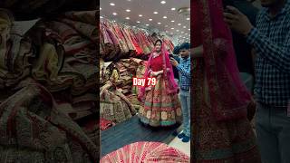 Day 79 Bridal lehanga  Like Kalpana bridallehenga brides chandichowk [upl. by Ahtanaram]