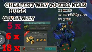 WITH THIS TRICK YOU CAN EASY KILL NIAN HUGE GIVEAWAY Is over Last Day on Earth 12017 [upl. by Enomed]