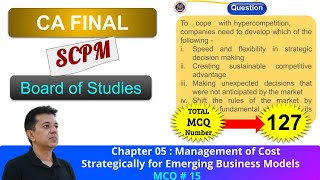 BOS Portal  SCPM  Emerging Business Models  MCQ 015  Hyper Competition [upl. by Burbank278]