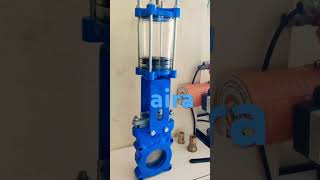 Pneumatic cylinder operated Knife gate valve rajkot shorts short youtube youtubeshorts [upl. by Lourdes17]