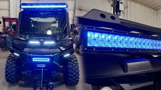 2023 Polaris Ranger 1000XP Crew 52quot Light Bar [upl. by Paulita]