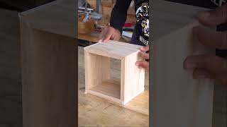 Technique Skills for Woodworking Box Joinery shorts woodworking trending amazing [upl. by Aihseyn]