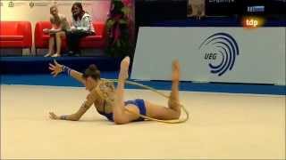 Evgenia KanaevaHoopAA FinalEC Nizhny Novgorod 2012Spanish TV [upl. by Klug]