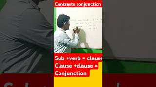 Basics English grammar of contrast conjunction shortsyoutube video viral Short video basic [upl. by Dewhurst]