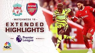 Arsenal v Liverpool  PREMIER LEAGUE HIGHLIGHTS  12232023  NBC Sports [upl. by Leander]