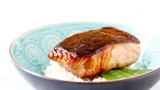 Salmon Teriyaki  How to Make Salmon Teriyaki with 3 ingredients in 10 min [upl. by Ahsaekal2]