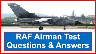 RAF AIRMAN TEST Questions and Answers [upl. by Ardnuasak133]