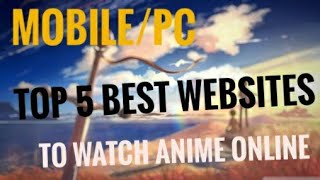 Top 5 best websites to watch anime Online  2018 hindi [upl. by Oiromed461]