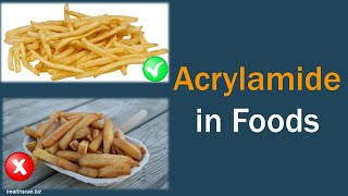 Guidelines to minimize the Acrylamide content in the foods [upl. by Coralyn]