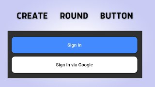 How to Create a rounded button in Flutter  button with border radius in Flutter [upl. by Manbahs]