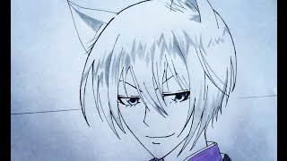 How to draw Tomoe from kamisama kiss [upl. by Obeng88]