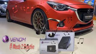 trending 187 Pemasangan Venom Audio  Mazda 2 Skyactive Carrozza Makassar [upl. by Yffub]