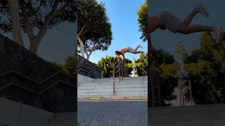 Walking handstand 🤙🏼😤calisthenics handstandpushup handstand workout reels [upl. by Aiksa]