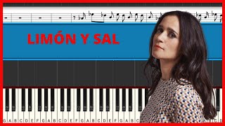 Julieta Venegas  Limón y Sal  Piano Tutorial  Midi [upl. by Enidlarej]