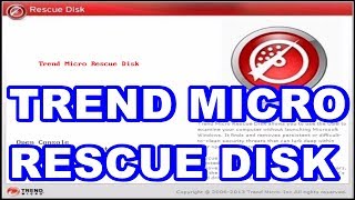 How to create and scan with Trend Micro Rescue Disk [upl. by Nelad301]