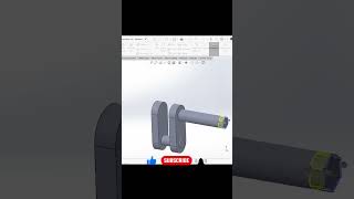 crankshft design model in solidworks viralshorts viral shorts solidworks solidworkstutorial [upl. by Pravit727]