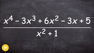 How to find the quotient between two polynomials [upl. by Georgette941]