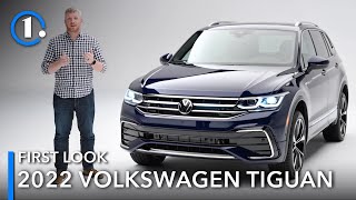 2022 Volkswagen Tiguan First Look UpClose Details [upl. by Airad]