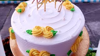 Easy cake decoration idea at home 🎂 cakedecoration trendingvideo viral [upl. by Ttenaej]