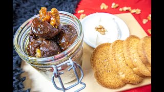 Fig jam recipe home made without sugar Delicious and juicy fig jam at home [upl. by Esbenshade]