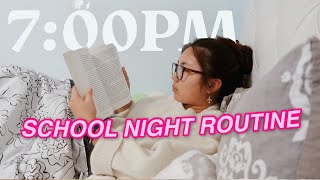 My 700pm Productive Night Routine high school freshman [upl. by Attiuqahs844]