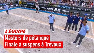 Masters pétanque  Première victoire pour Rocher après une finale à suspense face à lItalie [upl. by Issac758]