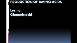 Industrial production of Amino Acids [upl. by Adolfo628]