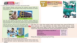 KSSM Matematik Tingkatan 3 Bab 3 Simpanan dan pelaburan kredit uji minda 31f buku teks form 3 [upl. by Donnelly]