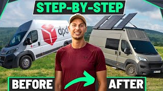 Full Van Conversion Explained Start to Finish  Sophisticated DIY [upl. by Kinimod665]