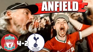 Harvey Elliott Sends Anfield Wild With Wonder Goal  Liverpool 42 Tottenham Reaction [upl. by Aniret]