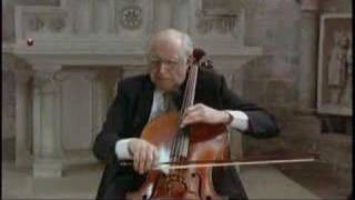 Rostropovich Plays Bach 5iv Sarabande [upl. by Enoved]