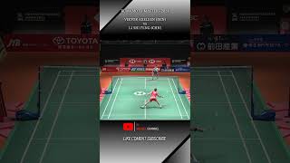 World Class rally axelsen vs li shi feng bwfworldtour kumamotomasters2024 japanmasters2024 [upl. by Kuebbing586]