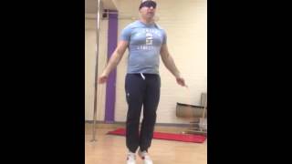 Jumping rope blindfolded [upl. by Dougy]