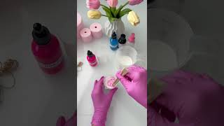 Making Soap Flower Bouquet Part 1 soap flowers soapbouquet [upl. by Rihat720]