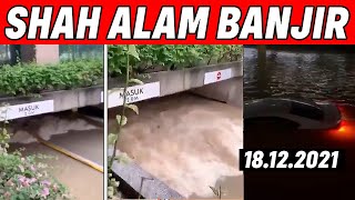 SHAH ALAM BANJIR DI SEKSYEN 13 SRI ACAPELLA [upl. by Pennington]