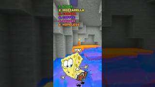 Don’t say the same thing as me Spongebob asks trending viral shorts [upl. by Farrison665]