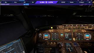 MSFS LIVE 🔴 Tel Aviv  Paphos  PMDG Boeing 738  Vatsim  EL AL Virtual  oper by KlasJet [upl. by Bartlett]