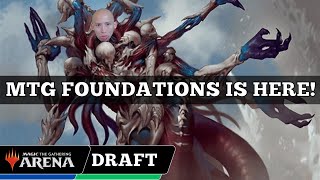 MTG FOUNDATIONS IS HERE  MTG Foundations Draft  MTG Arena [upl. by Coppinger980]