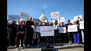 House Passes Vote to Divest TikTok [upl. by Ahearn]