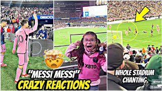 🤯Unbelievable 65k Fans Chanting Messis Name in Whole Stadium  Inter Miami Game Highlights [upl. by Yanahs]