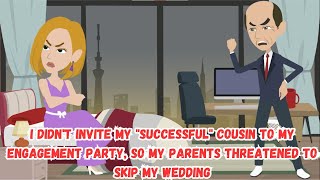 I Didnt Invite My quotSuccessfulquot Cousin to My Engagement Party So My Parents Threatened to Skip [upl. by Debora]